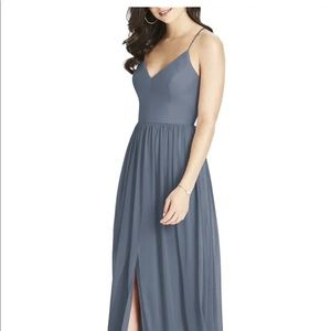 Dessy Collection Lux Chiffon Gown 0